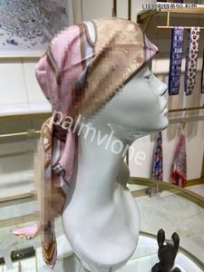 90New Foulard en soie de luxe Foulard de haute qualité Foulard de tête Designer Bandeau Châle Caractère Lettre Cadenas et motif de chaîne Foulards Designer Femmes Léger