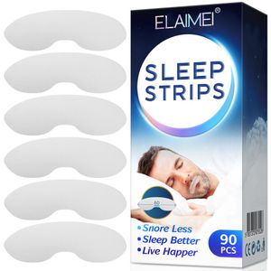 90 Pcs Anti Snurken Slaap Strips Mond Strip Tape Verminderen Droge Mond Keelpijn Stop Snurken Helpen Betere Adem