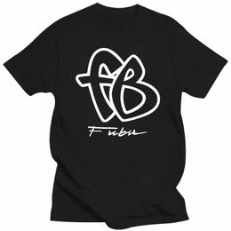 Jaren '90 FUBU FB groot logo zwaar katoenen T-shirt maat S - 5XL 18g1#