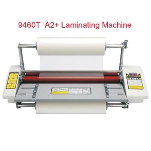 Machine à plastifier le papier 90T A2, Version anglaise, plastifieuse à froid à quatre rouleaux, film roulant po 240102