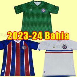 90th EC Bahia GILBERTO voetbalshirts 2023 2024 heren ROSSI RODRIGUINHO 23/24 thuis uit voetbalshirt Club korte mouw Camisetas de futbol Uniformen doelman