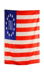 90x150 cm 3x5 fts US nyberg trois pour cent des États-Unis drapeau Betsy Ross 1776 Whole Factory 2576213