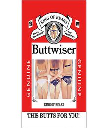 90x150cm 3x5fts King Of Rears This Butts For You Bandera de Buttwiser toda la fábrica 100 Poliéster5348696