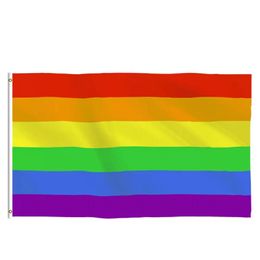 90x150cm Gay Flag Rainbow Things Pride Biseksuele lesbische pansexual LGBT -accessoires Banner Vlaggen