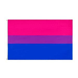 90x150cm LGBT Pride Rainbow biseksuele vlag Lesbische homo transgender Pansexual klaar om directe fabrieksvoorraad te verzenden Dubbel gestikte