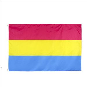 90x150cm arc-en-ciel drapeau américain Gay Pride drapeau Polyester bannière drapeaux Polyester bannière américaine pour la décoration RRA7185