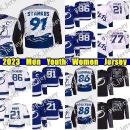 91 Steven Stamkos Reverse Retro Hockey Jersey Tampa''lightning'kucherov 88 Andrei Vasilevskiy Brayden Hedman Mikhail Sergachev Killorn Jerseys