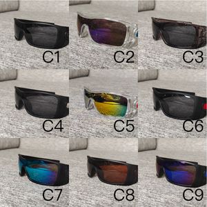 9101 9 kleuren Plastic sport zonnebrillen mannen en vrouwen fietsen zonnebril geen drukwoorden gratis verzending