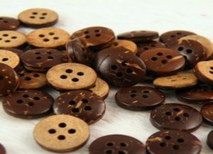 91011512514151838mm Butones de coco de 24 agujeros para suéter de pelaje de traje Caja de regalo hecha a mano Craft Diy Favor Sewing3502529