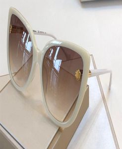 914 Nieuwe mode luxe designer zonnebril voor vrouwen populaire kat oogframe topkwaliteit oogglazen trend avantgarde stijl UV4002949170
