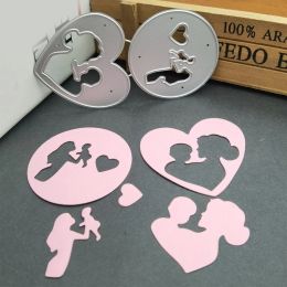 91Ad Best Mom Ever Letters Metal Cutting Dies Pochie Diy Scrapbooking Backossing Mothers Day Paper Carte Modèle de l'album Modèle