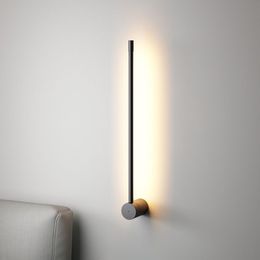 91CM 120CM Art Nordique Noir Applique Simple Plafond Pendentif Lumière En Aluminium Bar Bureau TV Fond Cuisine Mur Miroir Lampes2055
