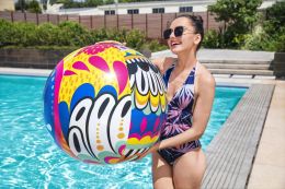 91 cm de style mexicain plage ballon jouent d'eau polo plage ballball handball gonflable water polo piscine accessoires de plage