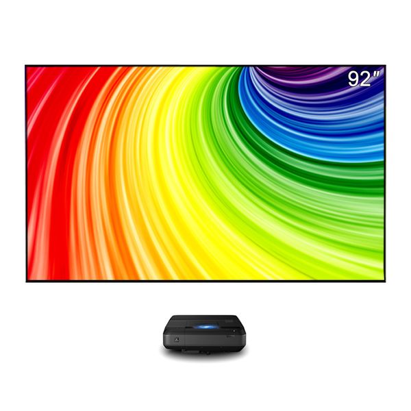 Pantalla de proyección láser UST de 92 pulgadas, pantalla de alta ganancia 0,85 para proyector de tiro ultracorto WEMAX VAVA 4K