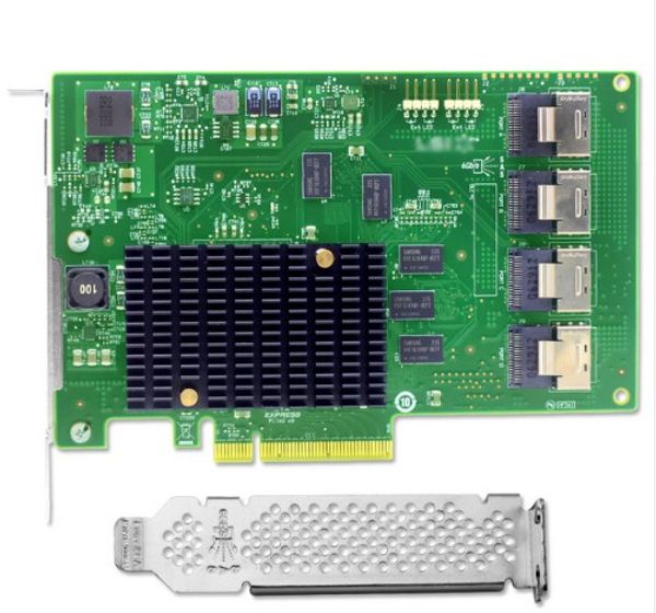 9201-16i PCI Express HBA Card 16-Port SATA SAS Host Bus Adapter 6Gb/s for Server