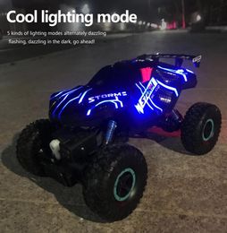 92216 Remote Control Car Mist Spray 116 Offroad Buggy Climbing LED LEACH 24G 4WD RC Regalo para niños7673966