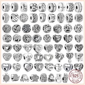 925 Charme kralen accessoires passen Pandora Charms Sieraden Ladybug Flower Butterfly Bead