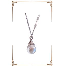 925 Collier de perle d'eau douce Colliers de pétales incrustés Valentin039s Gift9087472