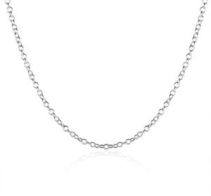 925 ketting zilveren ketting mode sieraden sterling zilveren ep link ketting 1 mm rolo 16 24 inch8713934