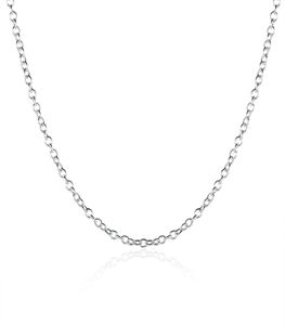 925 ketting zilveren ketting mode sieraden sterling zilveren ep link ketting 1 mm rolo 16 24 inch1581864