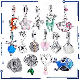  925 Silver 2024 Pulsera de encanto personalizado de nuevo para mujeres Adecuado para accesorios de bricolaje de encanto original regalos de joyería envío gratis