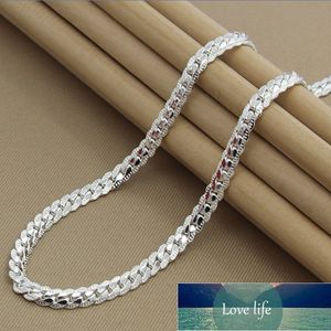 925 Silver 5.5mm Classic Flat Snake Chain Necklace For Men Women Link Chain Necklaces Charm Jewelry Gifts Factory price expert design Quality Latest Style Original