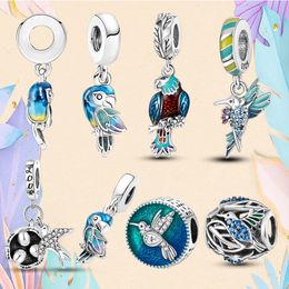 925 zilveren kraal fit Charms Charm Bracelet Parrot Swallow Bird Charms Primrose Bird Charmes Ciondoli Diy Fine Beads Sieraden