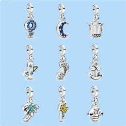 925 zilveren kralen Charms Fit Pandora Charm My Lucky Horseshoe Dange Charm