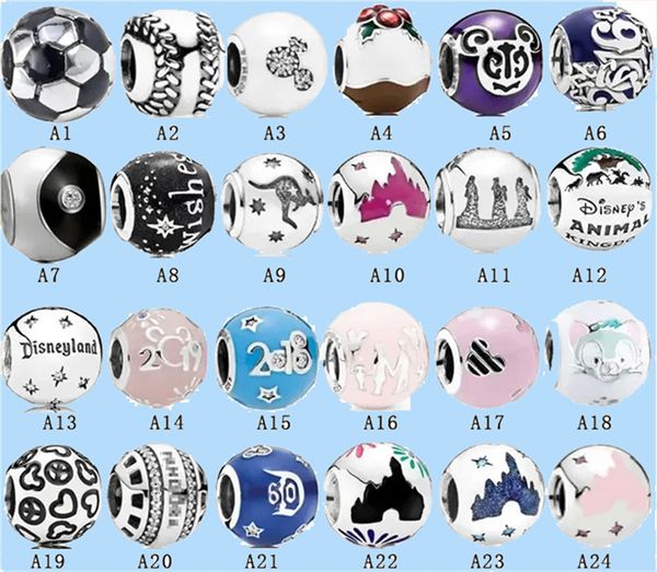 925 perles en argent breloques fit pandora charme Animal escargot perlé Bracelet perles Bracelet à breloques mode femmes bijoux accessoires