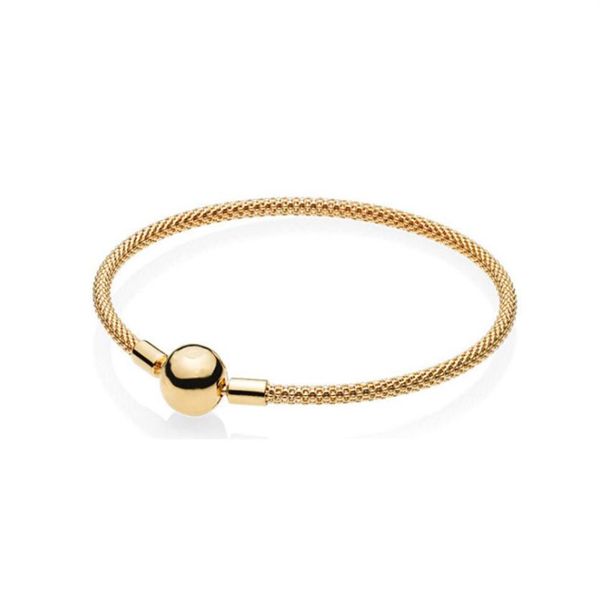 925 zilveren ketting snake geel gouden armband vrouwen eenvoudige en gepersonaliseerde DIY bedel sieraden kraal accessoire basic BRACELETS2026