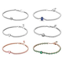 925 argent charme bracelets diy original fit Pandora mode diamant femmes bracelet bijoux