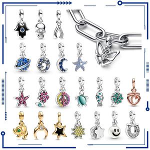 925 Silver Charm Hot Selling Connection Pendant Suitable for Women DIY Fashion Accessories PAN ME Original Bracelet Free Shipping