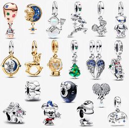 925 zilveren bedels armbanden met doos Magical Christmas Rendier Dangle hanger DIY fit Pandoras ketting ME armband voor vrouwen designer sieraden Cadeau