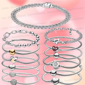 925 Silver Designer Charms Bracelets for Women Diamond Chain Diam