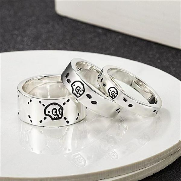 925 Silver Designer Amour Coeur Bague Hommes Femmes Serpent Bague haut de gamme qualité couple bague de mariage avec boîte mâle et femelle designer Bu3000