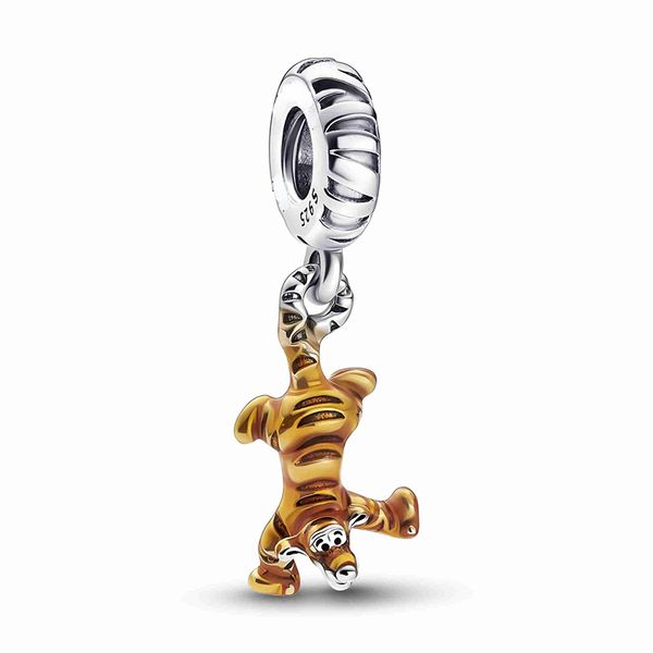 925 Silver Disny Wine The Poh Tiger Dangle Charm Pandora Email Moments Animaux pour Fit Mom Perles Bracelets Collier Bijoux 792213C01 Andy Jewel