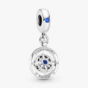 925 Silver Eye Swivel hanger Charmel Bracelet Paar geschenk DIY Fit Pandora Designer sieraden