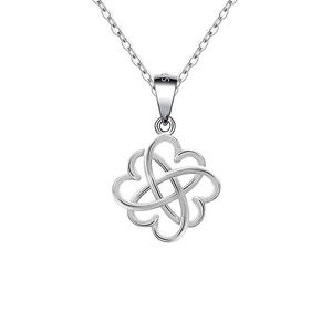 925 zilveren mode -sieraden NIEUWE CROSS HART Dames Exquise Collar Chain Lage Allergy Pure Silver Necklace
