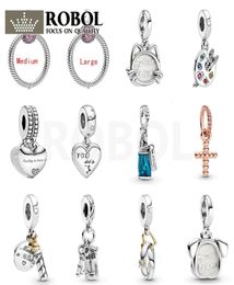 925 Silver Fit Charm 925 Bracelet Artists Palette My Pet Cat Slebing Charm With Original Logo Charms Set Pendant Diy Fine Beads Jewelry6278485