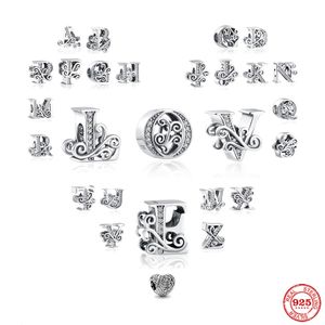 Breloque Pandora en argent 925, ensemble de breloques en forme de fleur, pendentif, perles fines, bijoux à faire soi-même, 925