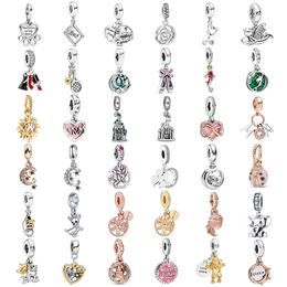 925 zilveren fit Pandora Charm Nieuwe originele Sun Moon Sunflower Ballet Shoes kralen mode charmes set hanger Diy Fine kralen sieraden, een speciaal cadeau voor vrouwen