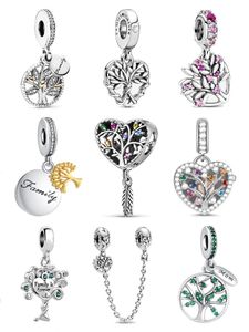 925 SILVER FIT PANDORA ORIGINELE CHARKS DIY HANDER VROUWEN SCHAAKBELDEN kralen Hot New Fashion Silver Happiness Tree Series Pendant