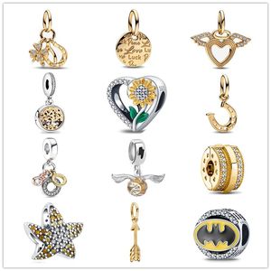 925 silver Fit Pandora Original charms DIY Pendant women Bracelets beads Jewelry For Angel Wings Love Pendant Women