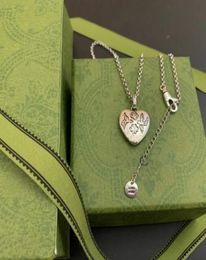 925 zilveren Italiaans design sieraden van hoge kwaliteit blind voor liefde hanger ketting heren039s en dames039s hartvormige tijger Pend7324227