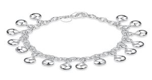 925 Silver m Girl Baby Mom Gift Gift Bracelet Ball Silver Chain Bracelet H0564917384