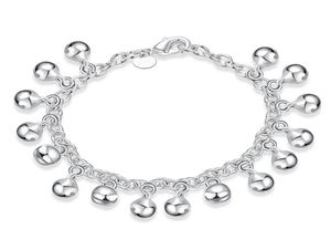 925 Silver M Girl Baby Mom Gift Gift Bracelet Ball Silver Chain Chain Bracelet H0566626594