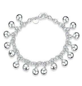 925 Silver M Girl Baby Mom Gift Jingle Bracelet Ball Silver Chain Bracelet H0566214422