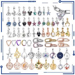 925 Zilver ME Style Charm Star Heart 2023 Nieuwe Hanger Geschikt voor Vrouwen Originele PAN Armband DIY Mode Accessoires Gratis verzending