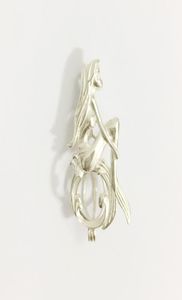 925 Silver Mermaid Girl Chailet Cage puede sostener una jaula de perlas Caza colgante de plata colgante de plata montado en joyas de bricolaje 6072708