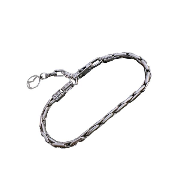 925 Collar de plata Carta Pulsera Accesorios de joyería de joyería OT Hebilla Temperamento clásico Joya de esterlina Joya Braceletas de cumpleaños regalo de Navidad